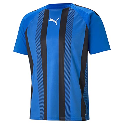 PUMA PUMA Koszulka męska Teamliga Striped Jersey Electric Blue Lemonade-puma Black-puma White XL 704920