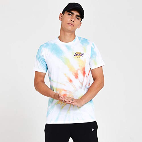 New Era Nba Tye Dye Tee Loslak Xpt t-shirt męski z krótkim rękawem wielokolorowa wielokolorowa XL 12369755