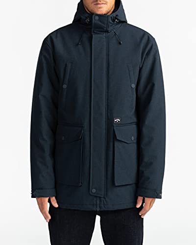 Billabong NA PALI SAS, Hossegor - NA PALI SAS, Hossegor - Męska kurtka parka Alves niebieski niebieski (navy heather) S U1JK40