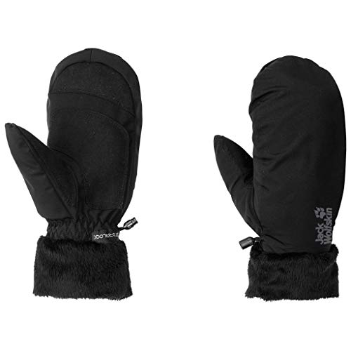 Jack Wolfskin Damskie rękawiczki Stormlock HIGHLOFT MITTEN WMN rękawiczki, czarne, S