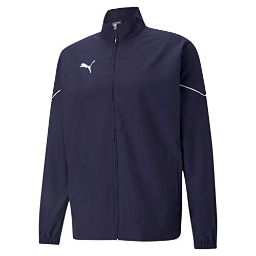 Puma Męska kurtka Teamrise Sideline tkana Peacoat White S 657326