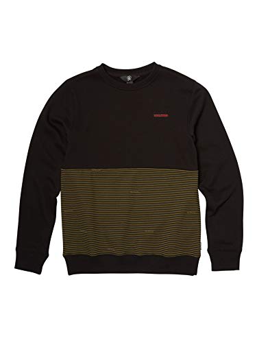 Volcom Bluza chłopięca Forzee Crew zielony kamuflaż m