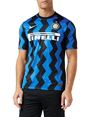 NIKE Nike Męski T-shirt Inter M Nk BRT Stad JSY Ss Hm niebieski Blue Spark/(White) (Full Sponsor) S CD4240