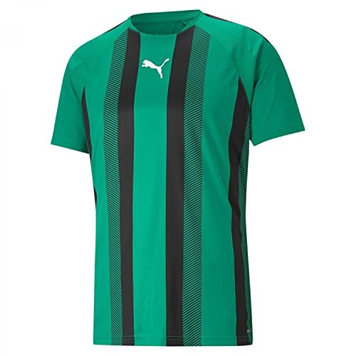 PUMA PUMA Koszulka męska Teamliga Striped Jersey Pepper Green-puma Black-puma White XL 704920