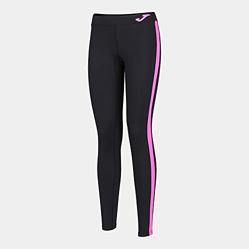 Joma Damskie spodnie sportowe Combi Basic długie, czarne/różowe, S