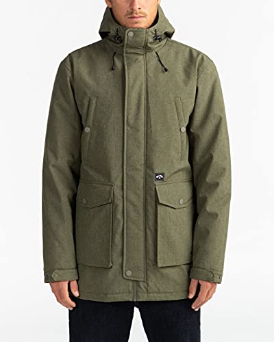 Billabong NA PALI SAS, Hossegor - NA PALI SAS, Hossegor - Męska kurtka parka Alves zielony Military heathe S U1JK40