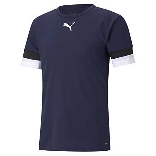 PUMA PUMA Koszulka męska Teamrise Jersey Peacoat-puma Black-puma White M 704932