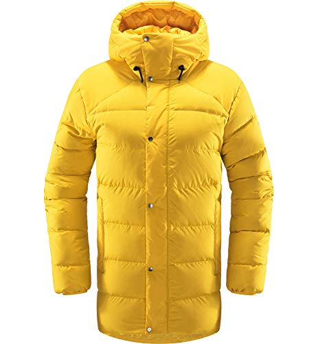 Haglöfs Damska kurtka puchowa Näs Down Jacket Insulating, oddychająca, odporna na działanie wody żółty Pumpkin Yellow L 604638