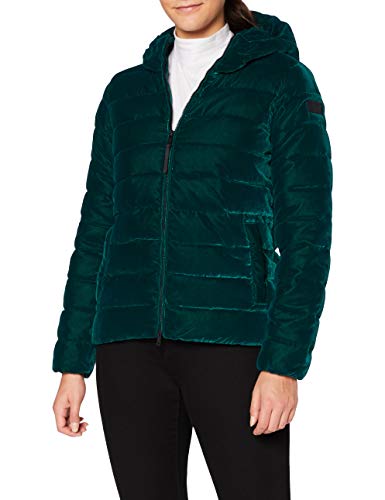 CMP Damska kurtka Giacca Velluto Con Imbottitura Feel Warm Flock zielony Petrol 44 30K3636