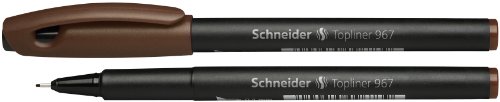 Schneider Cienkopis Topliner 967, 0,4 mm, brązowy SR196707