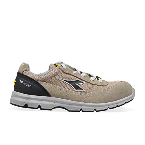 Utility Diadora - Niskie buty robocze Run Text Low S1P SRC ESD dla mężczyzn i kobiet, Beżowa juta beżowa juta, 39 EU