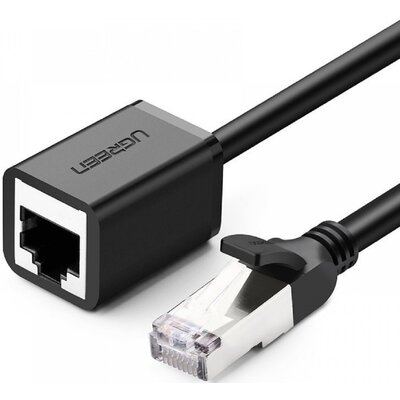 Ugreen Ugreen przedłużacz kabel internetowy Ethernet RJ45 Cat 6 FTP 1000 Mbps 5 m czarny (NW112 11283) NW112 11283