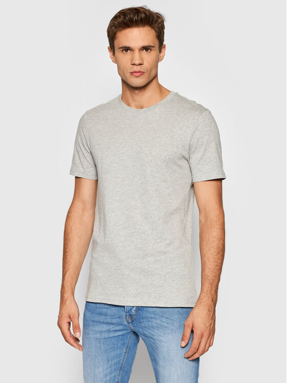 Benetton United Colors Of T-Shirt 3U53J1F15 Szary Regular Fit