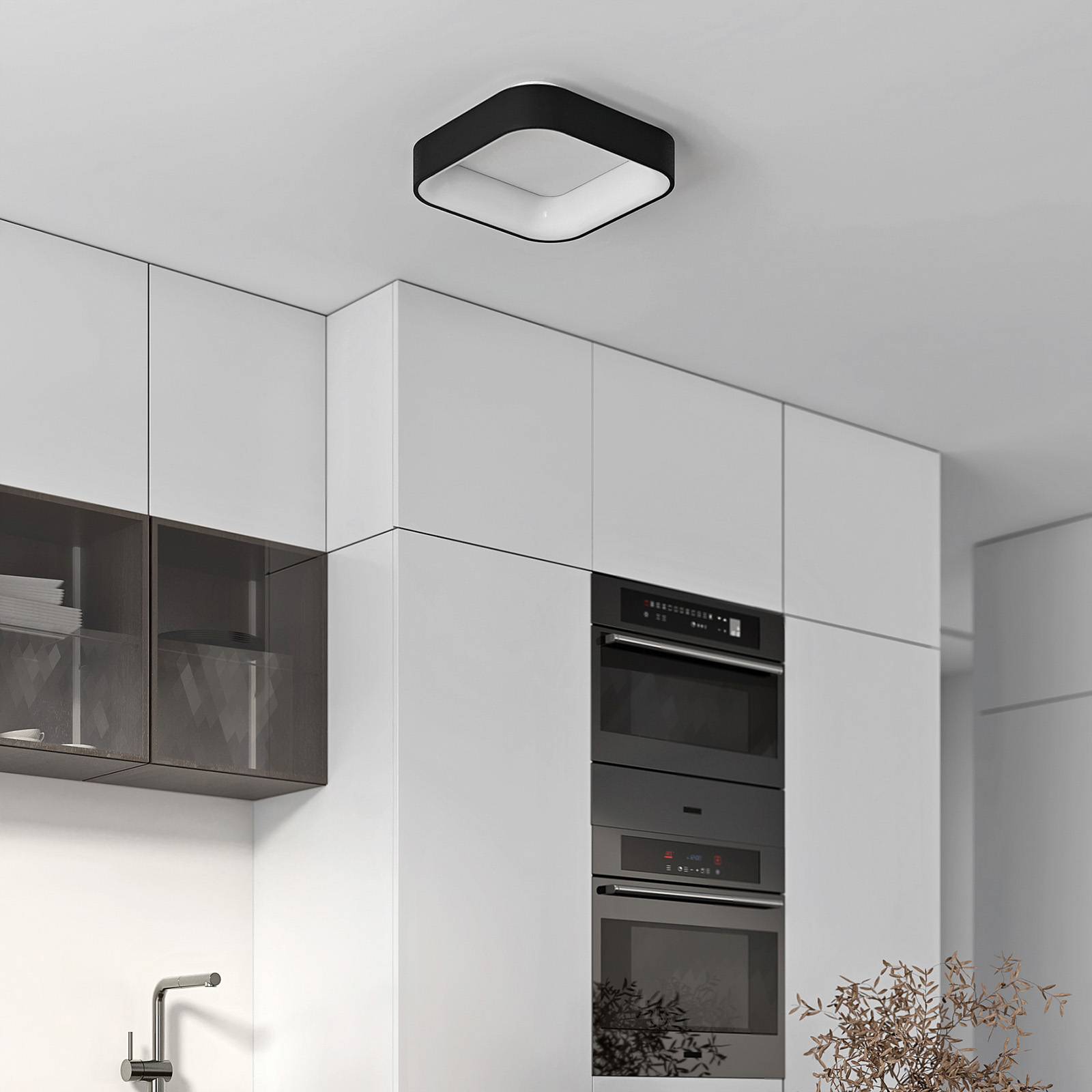 Arcchio Aleksi lampa sufitowa LED, 45 cm, kątowa