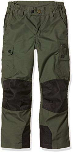 Pinewood Pinewood Chłopięce Lappland Spodnie - Mid Green/Black, Rozmiar 128 9985.0001.0386