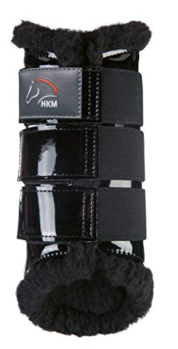 HKM 547995 HKM ochraniacze -Comfort Lack-, XL, czarne/czarne