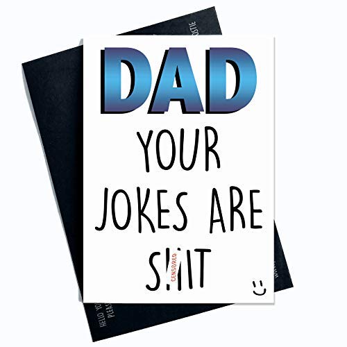 Peachy Antics Zabawna kartka na Dzień Ojca zabawna kartka urodzinowa dla taty humor niegrzeczna nowość dojrzałe kartki świąteczne surowy śmiech tata kartki okolicznościowe PC324 WSD_PC324