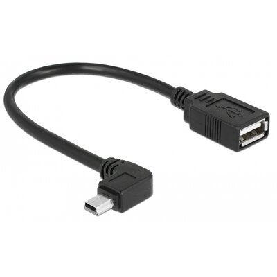 Delock mini USB - USB host OTG (kątowy) 83245