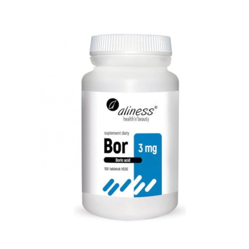 Aliness Bor 3 mg Kwas Borowy (100 tab)