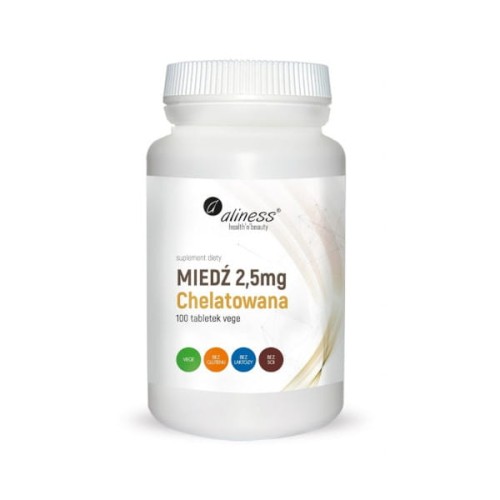 MedicaLine ALINESS Miedź chelatowana 2,5 mg 100 tabl