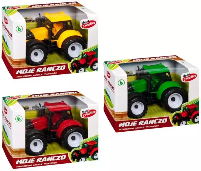 Traktor. Moje ranczo. Polska wersja. Mega creative 382263. Różne kolory