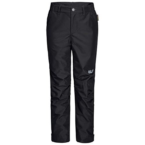 Jack Wolfskin Dziecięce spodnie SNOWY DAYS PANTS KIDS spodnie, czarne, 92