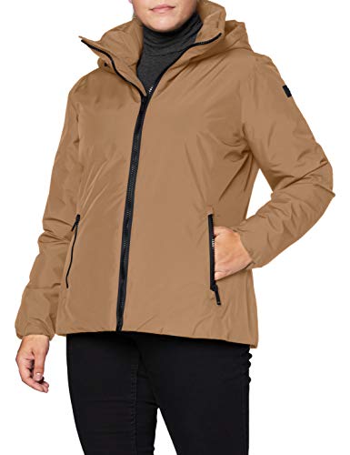 CMP Damska kurtka Piumino Waterproof Con Cappuccio brązowy dune 44 30K3616