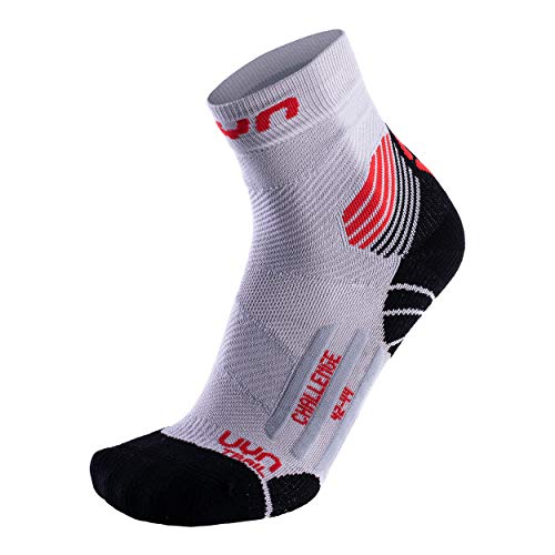 UYN UYN Męskie skarpetki Uyn Run Trail Challenge Man szary Pearl Grey/Red 39-41 S100074