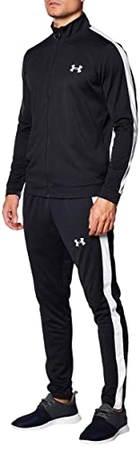 Under Armour Mężczyźni Emea Track Suit Dres, Czarny/Biały, 17
