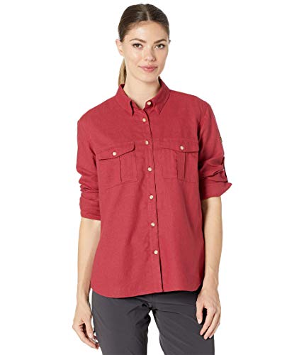 FJÄLLRÄVEN FJALLRAVEN Damska koszulka podróżna Övik Travel Ls W szary Nebel XS F89843