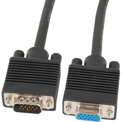 LANBERG LANBERG Kabel VGA Ferryt 3M M/M Ekran czarny (CA-VGAC-10CC-0030-B)