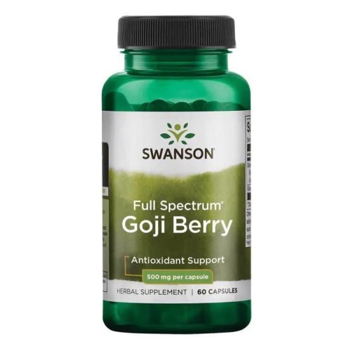 Swanson - Jogody Goji, 500mg, 60 kapsułek
