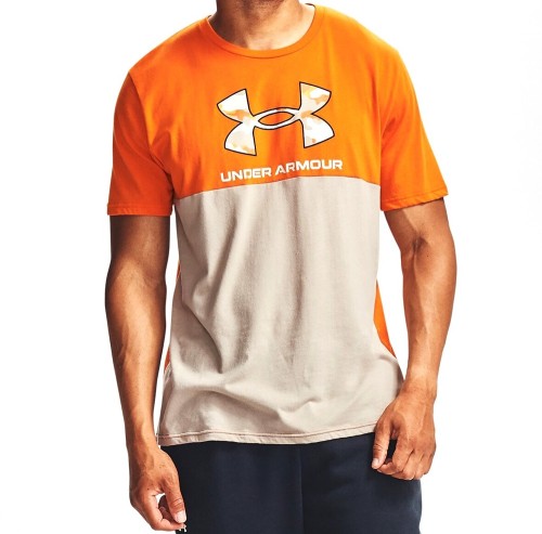 Koszulka męska UNDER ARMOUR CAMO BIG LOGO SS