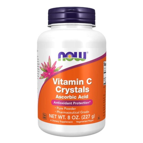 Now Foods FOODS Vitamin C Crystals Ascorbic Acid 227g