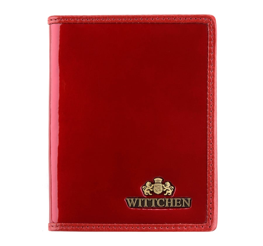 Etui na dokumenty ze skóry lakierowanej