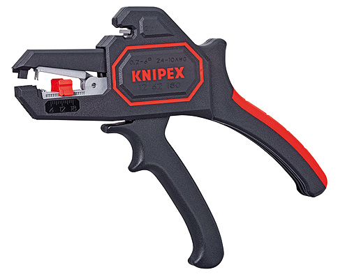Knipex Szczypce samonastawne do ściągania izolacji 180mm (12 62 180)
