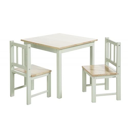 Geuther 2413SET GRNA zestaw mebli do siedzenia dla dzieci, Activity, 2413, stół i dwa krzesła, szary, 10,7 kg