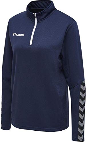 Hummel damska bluza z suwakiem do połowy długości, kolor granatowy, XS 204929-7026-XS
