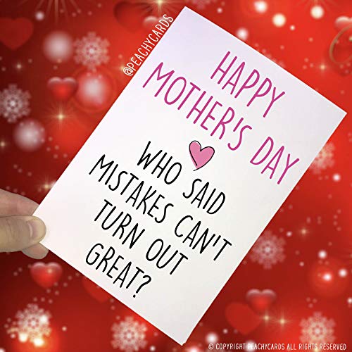 Peachy Antics Śmieszne karty na Dzień Matki, karty dla mamy, zabawna karta dla mamy, karta na Dzień Matki, zabawna kartka, karta dla niej, karta żartobliwy, nowość humor dla dorosłych PC186 WSD_PC186