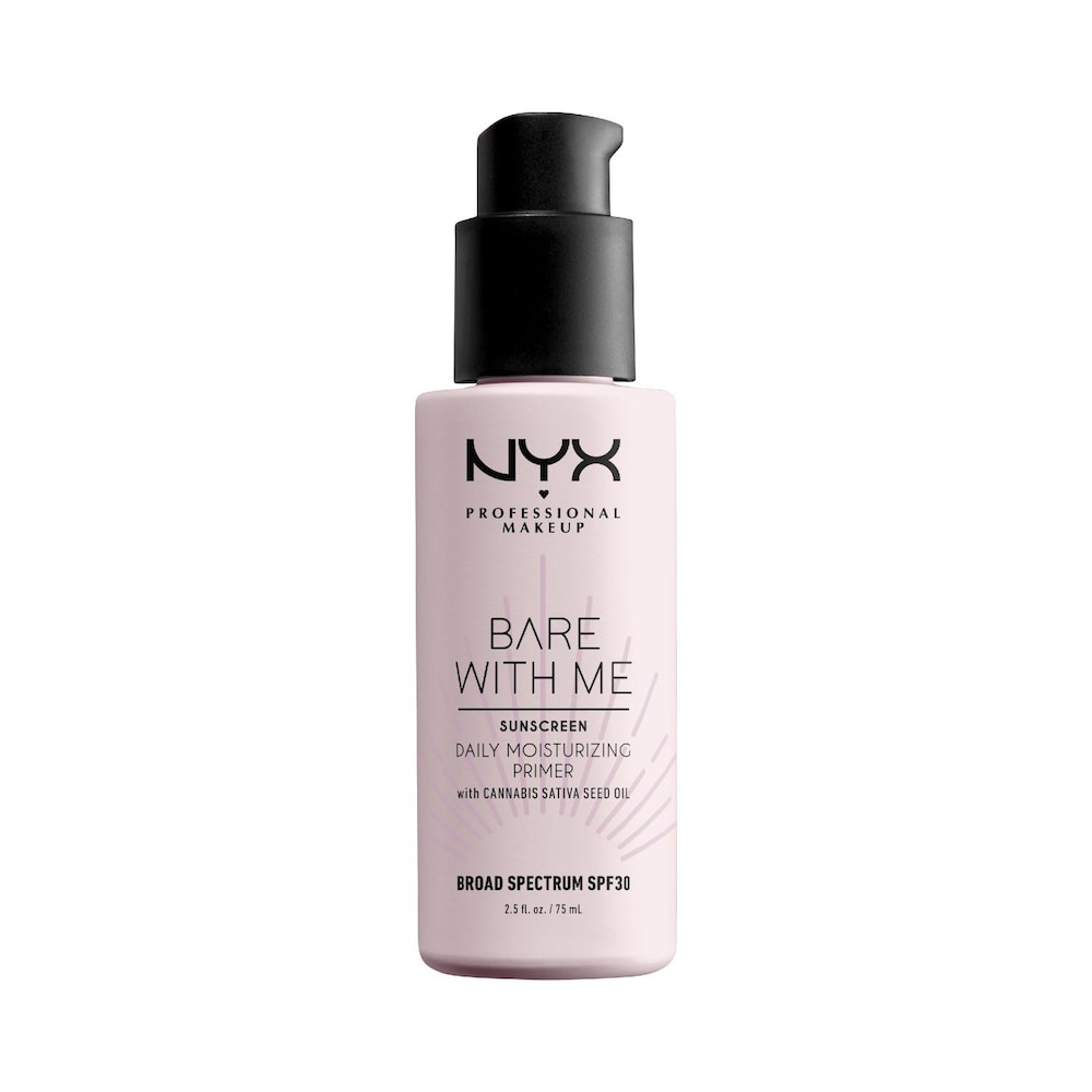 NYX Professional Makeup Professional Makeup - Bare With Me Hemp Chanvre - Daily Moisturizing Primer - Nawilżająca baza pod makijaż - 75 ml