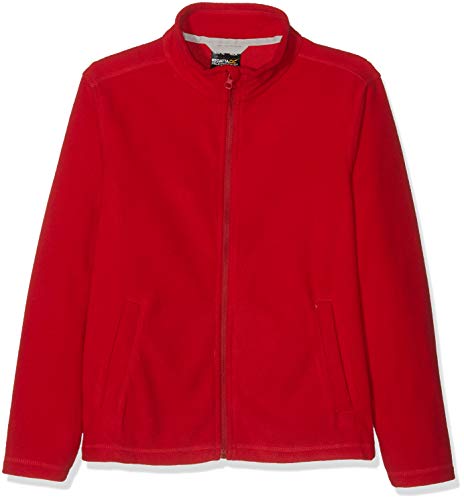 Regatta uniseks dzieci profesjonalna dziecięca brygada Ii szybkoschnąca bluza z polaru z zamkiem błyskawicznym klasyczna czerwień Size: 32