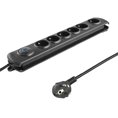QOLTEC Listwa antyprzepięciowa | 6 |3 m (50112)
