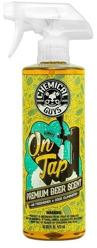 Chemical Guys On Tap Beer Scent Air Freshener  odświeżacz powietrza o zapachu słodkiego piwa 473ml