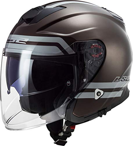 Kaski motocyklowe LS2 OF521 INFINITY HYper WOOD, Bois, XS