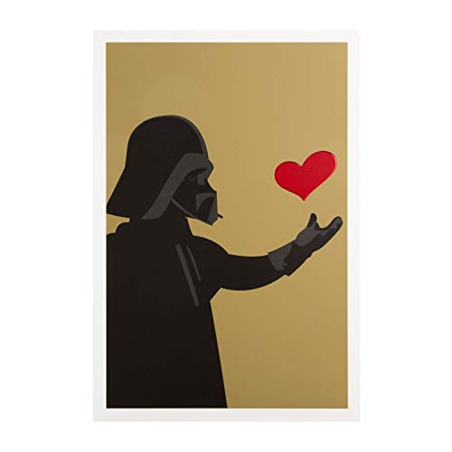 Hallmark Darth Vader kartka walentynkowa - tłoczony wzór