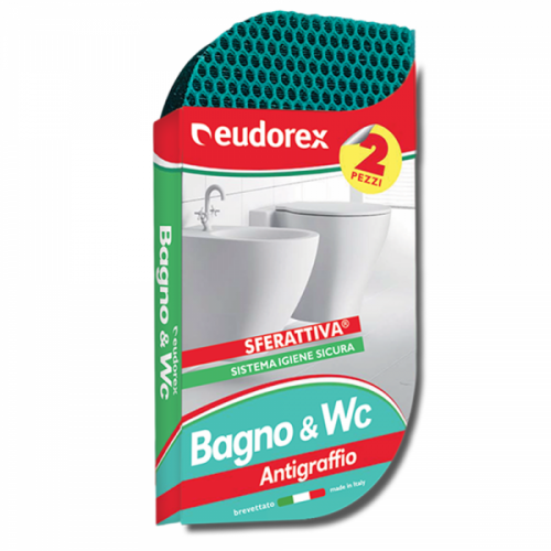 Eudorex Bagno WC - Gąbka do czyszczenia Łazienki (2 szt.)