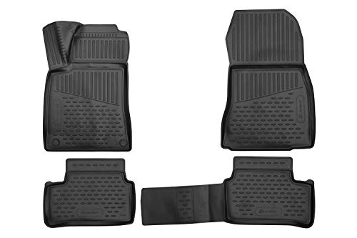 Element maty gumowe 3D, dywaniki podłogowe Mercedes klasa CLA X117 180 Shooting Brake 2015-2019 4 szt.