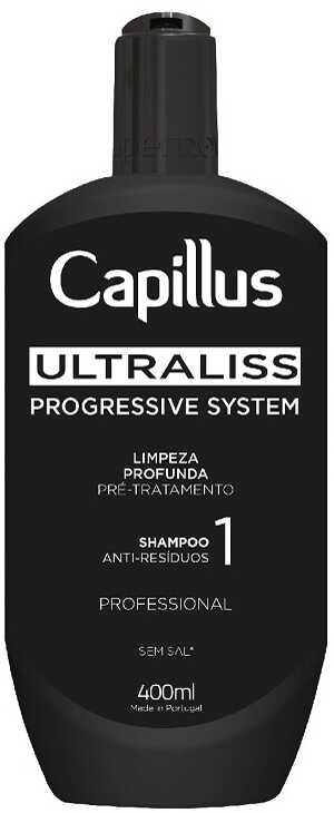 Capillus Ultraliss Progressive System Nanoplastia - krok 1, szampon oczyszczający do włosów 400ml