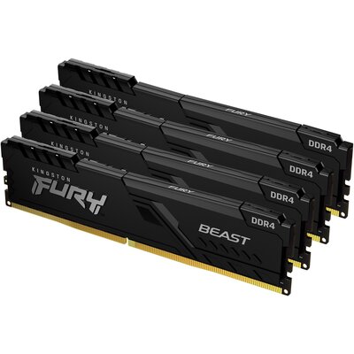 Kingston Fury Beast DDR4 16 GB 2666MHz CL16 KF426C16BBK4/16 KF426C16BBK4/16
