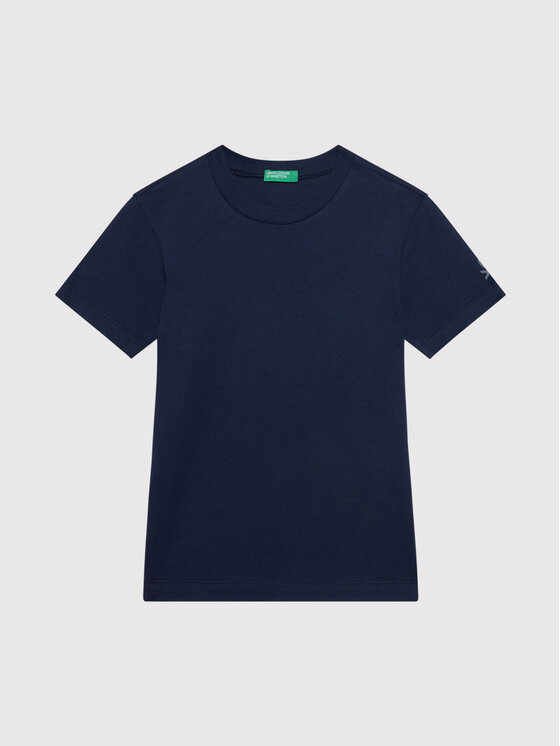 Benetton United Colors Of T-Shirt 3I1XC13E1 Granatowy Regular Fit